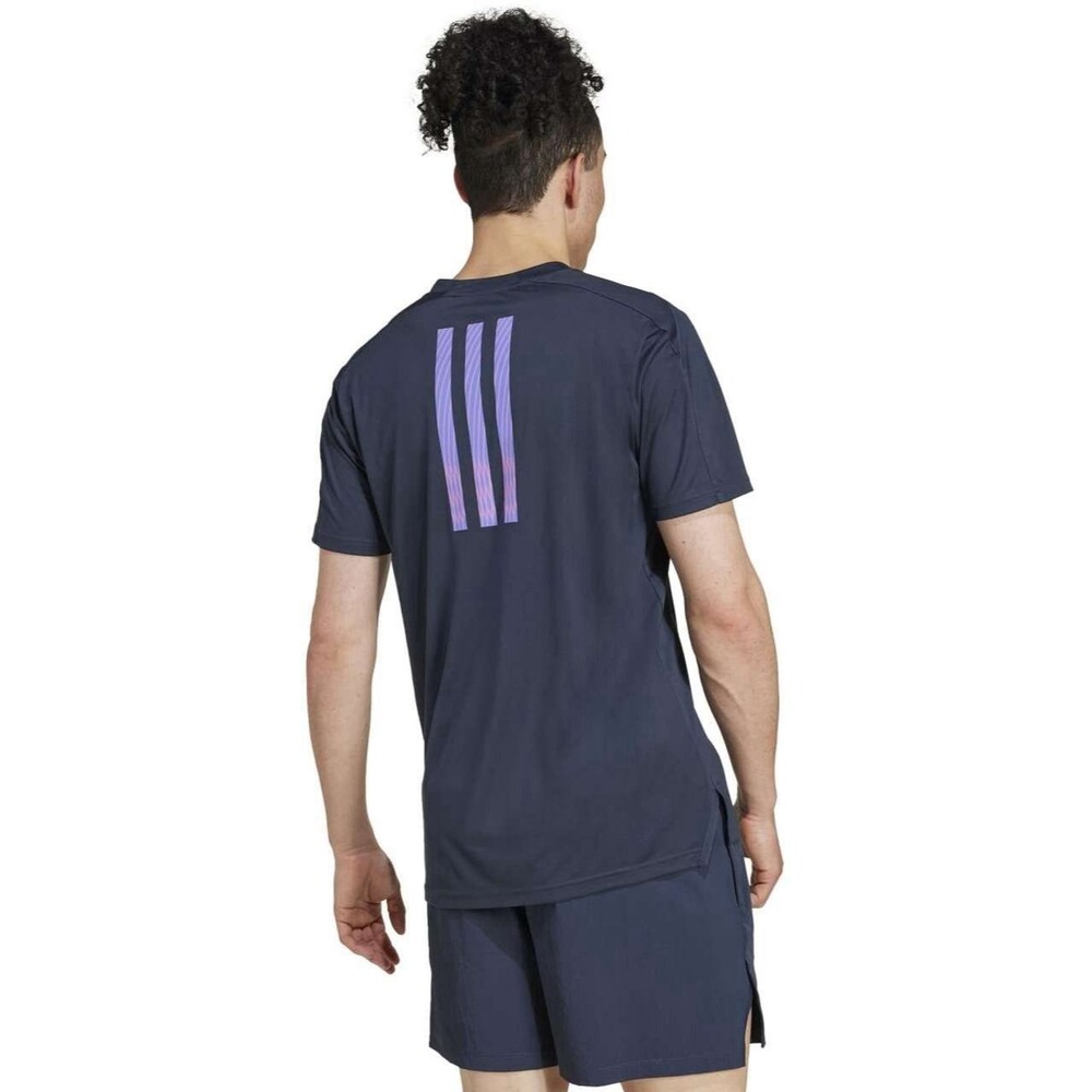 ADIDAS PRIMELIFT WORKOUT TEE T-Shirt Blue  Men's SZ S